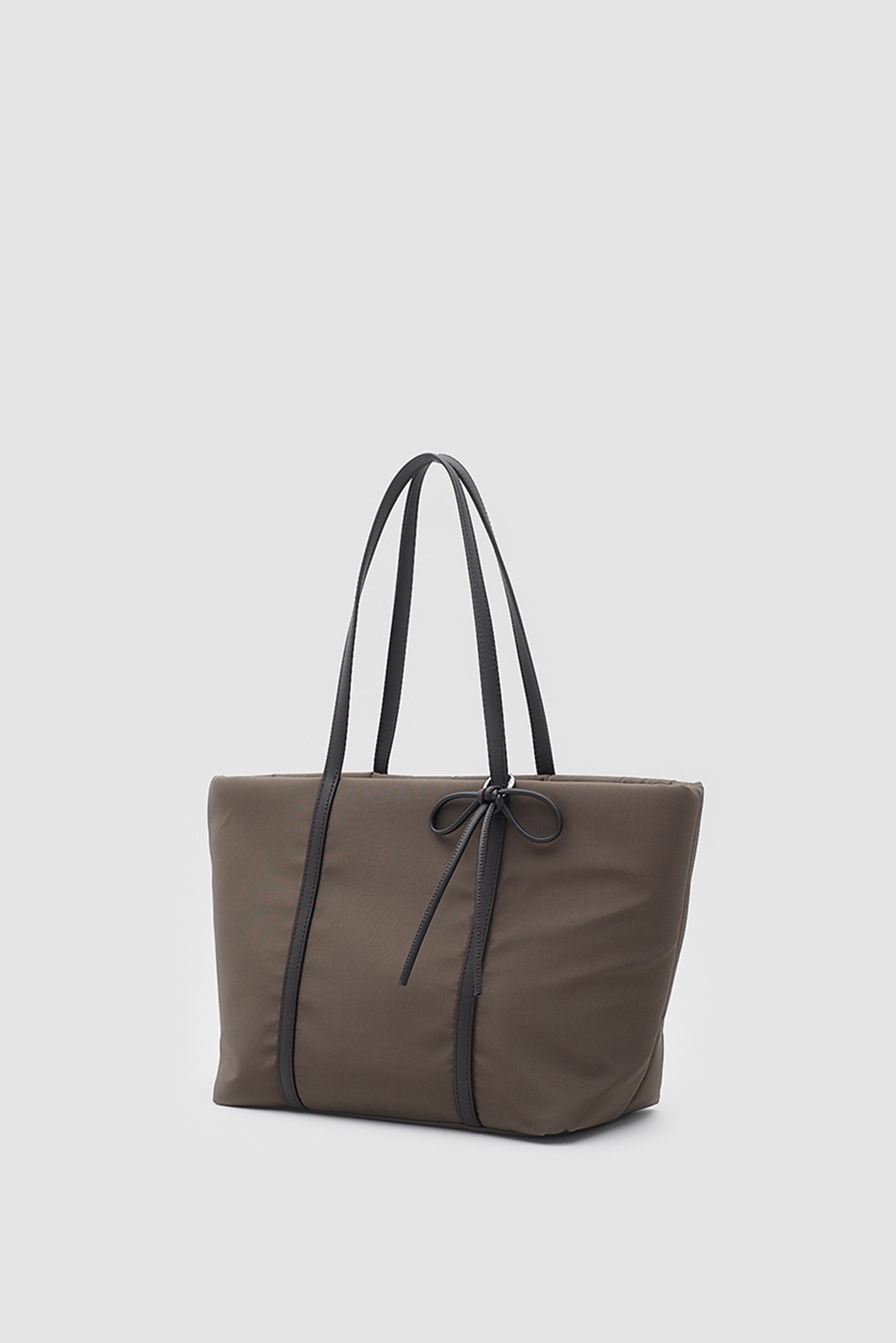 Shulebags Jersey Fiyonklu Omuz Çantası Kahve görsel 2