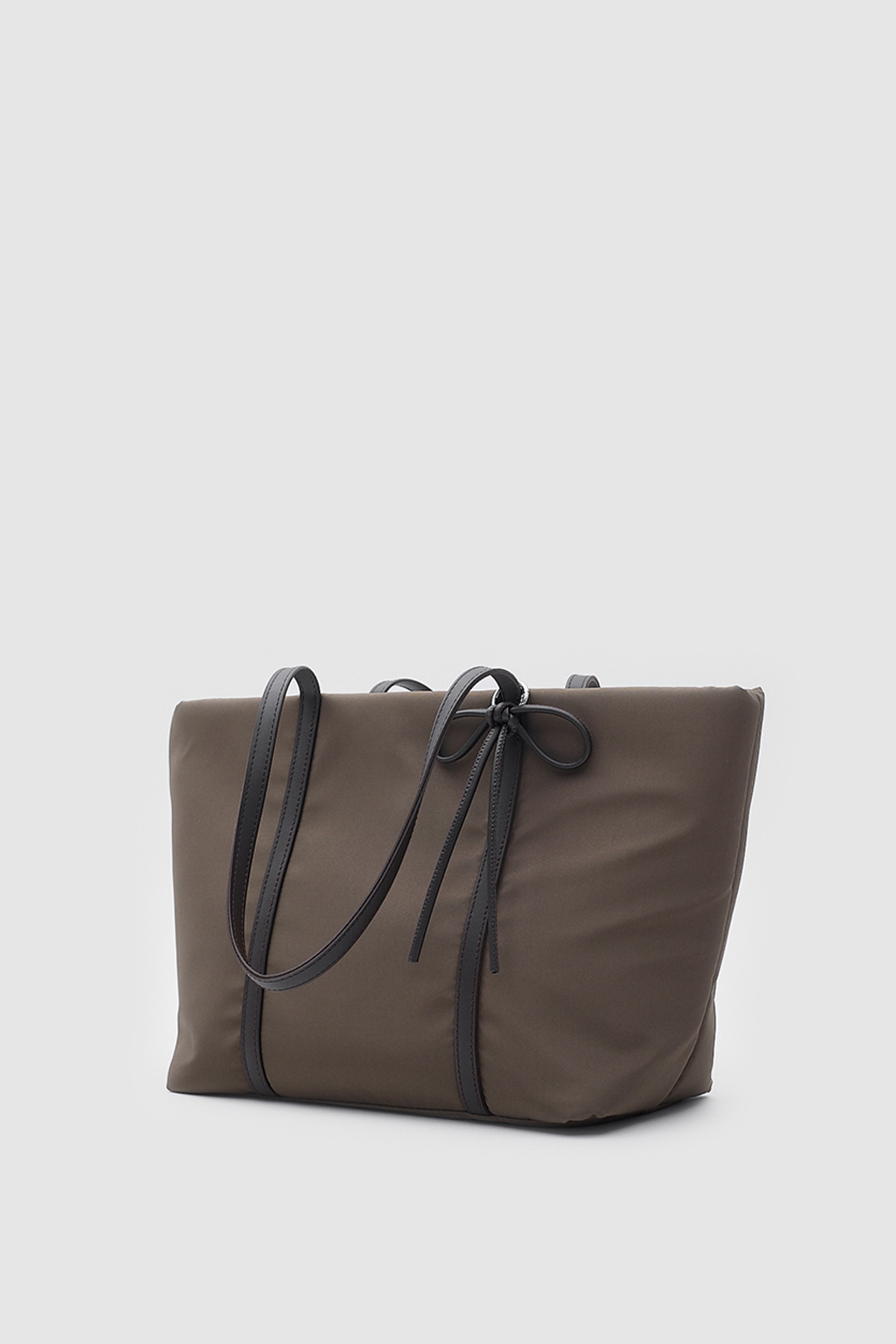 Shulebags Jersey Fiyonklu Omuz Çantası Kahve görsel 5