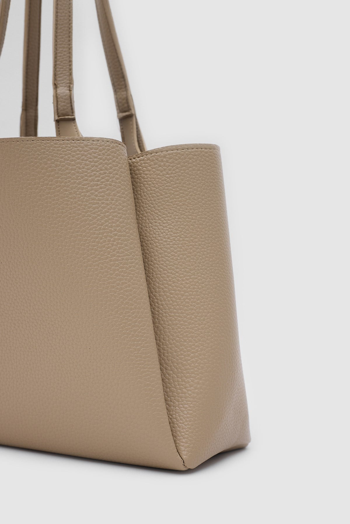 Shulebags Maksi Tote Çanta Bej görsel 2
