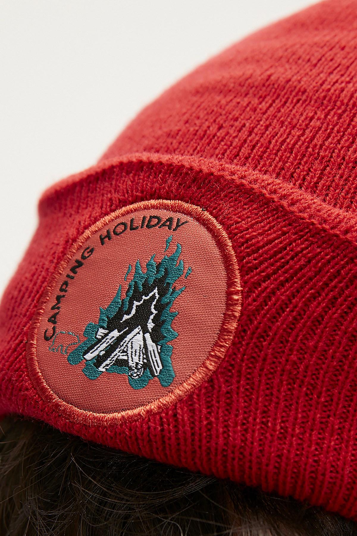 Bad Bear Bonfire Crimson Red Kırmızı Bere görsel 2