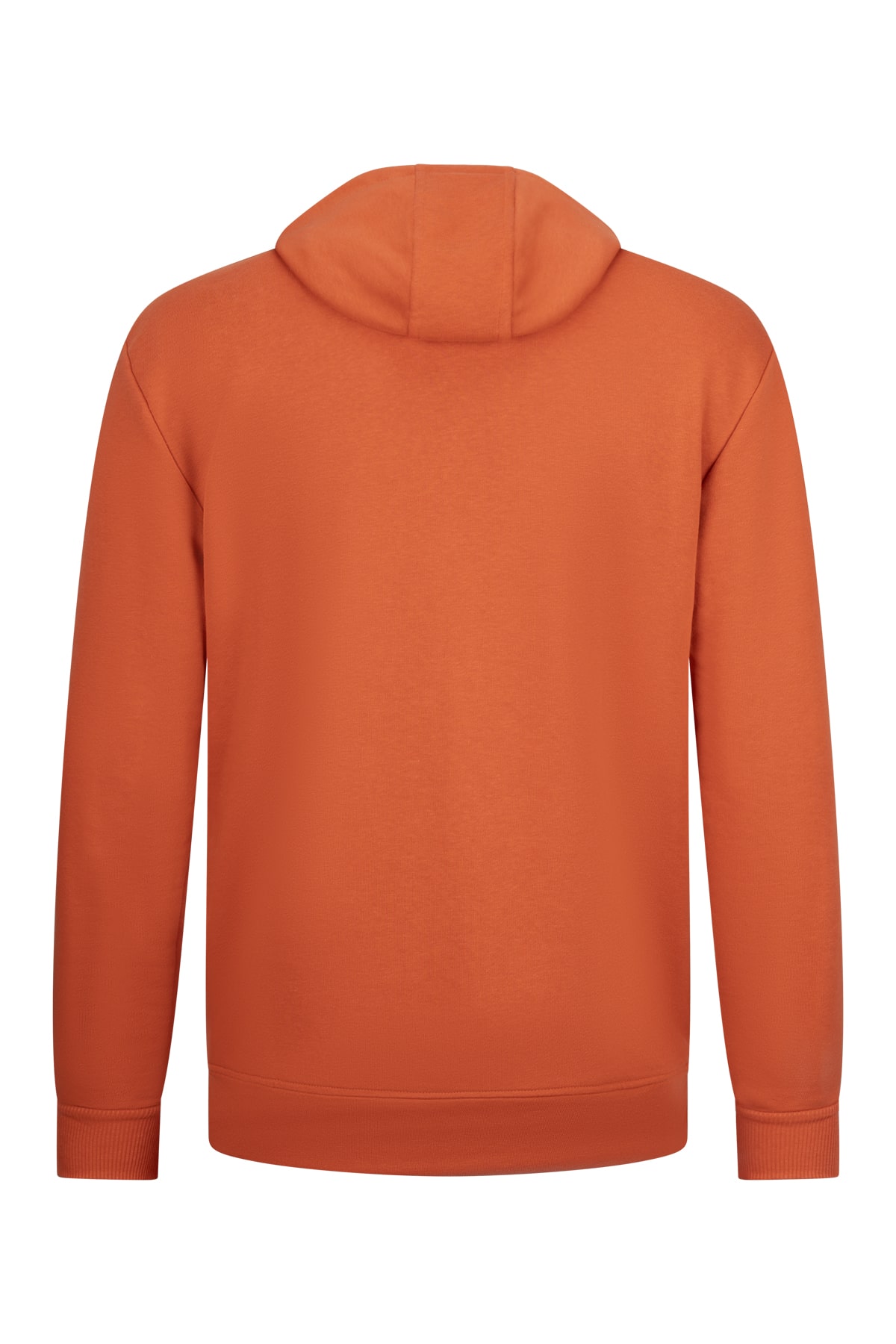 Hatemoğlu Turuncu Regular Fit Fermuarlı Kapüşonlu Sweatshirt görsel 2