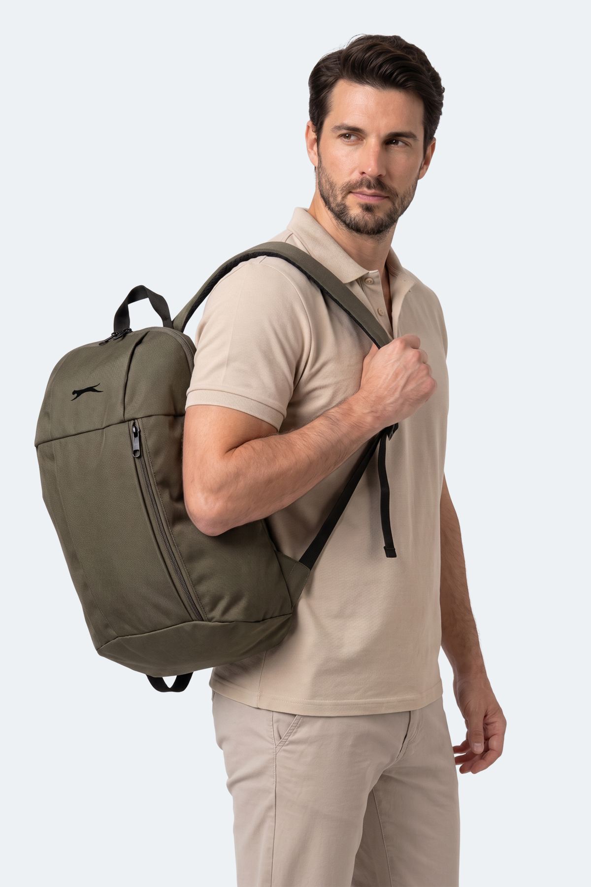 SLAZENGER GAVER I Unisex Haki Sırt Çantası görsel 6