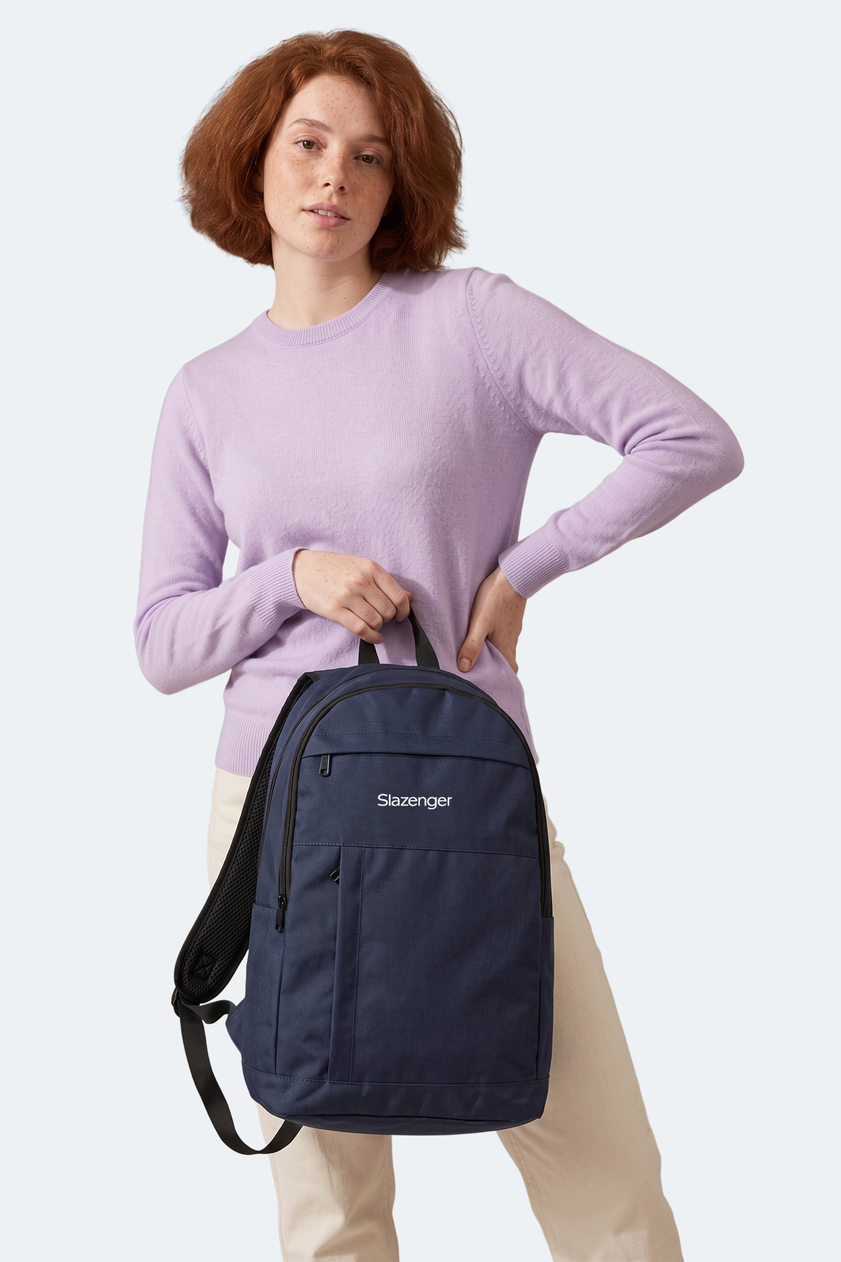 SLAZENGER LEROY Unisex Lacivert Sırt Çantası görsel 6