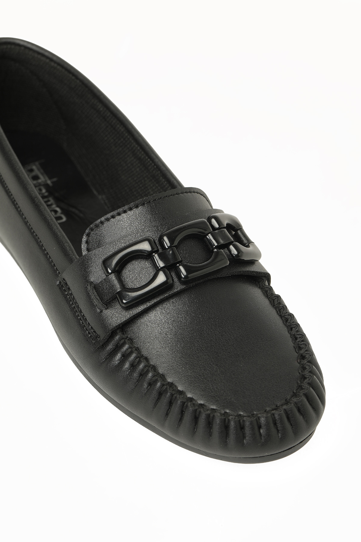 Butigo 25S-116 6FX Siyah Kadın Loafer görsel 7