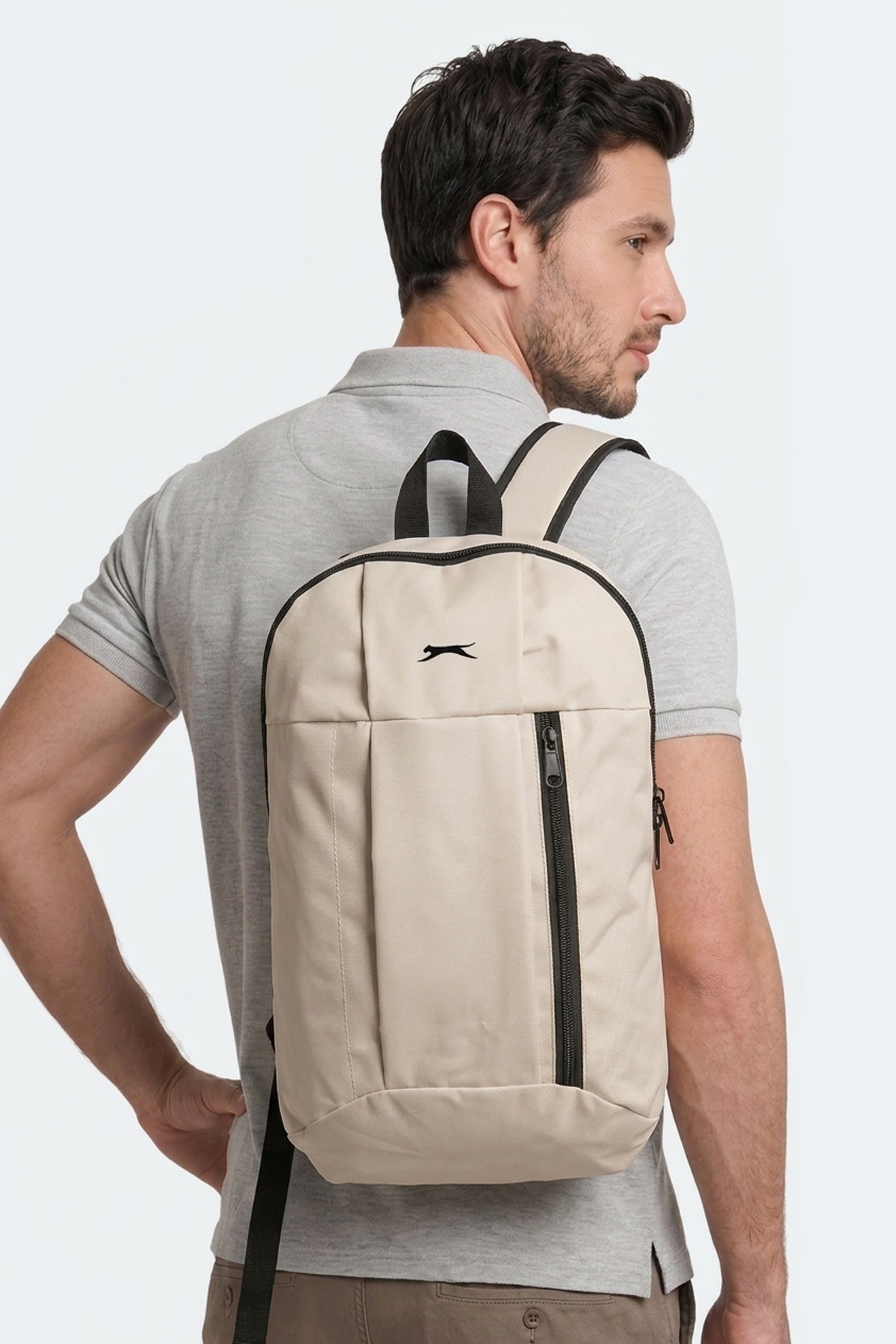 SLAZENGER GAVER I Unisex Bej Sırt Çantası görsel 6