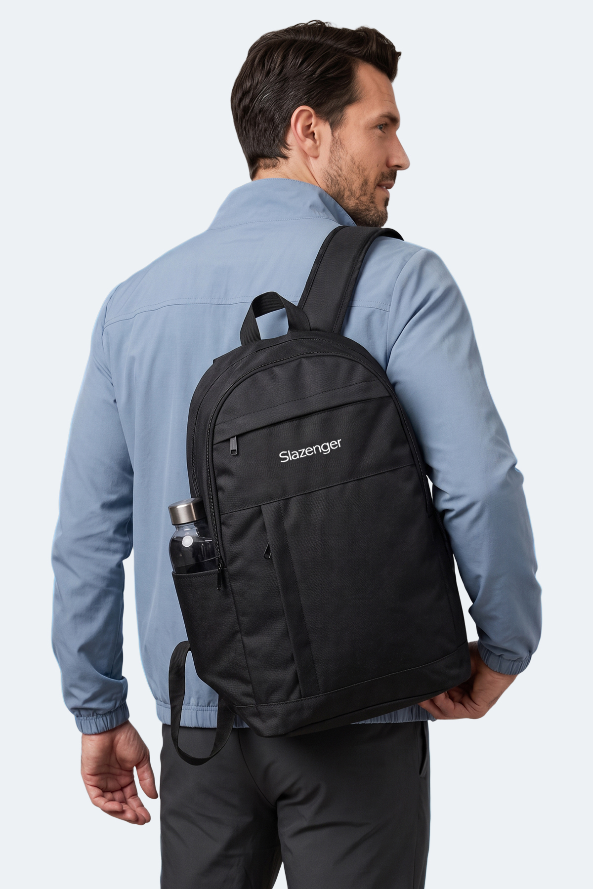SLAZENGER LEROY Unisex Siyah Sırt Çantası görsel 2