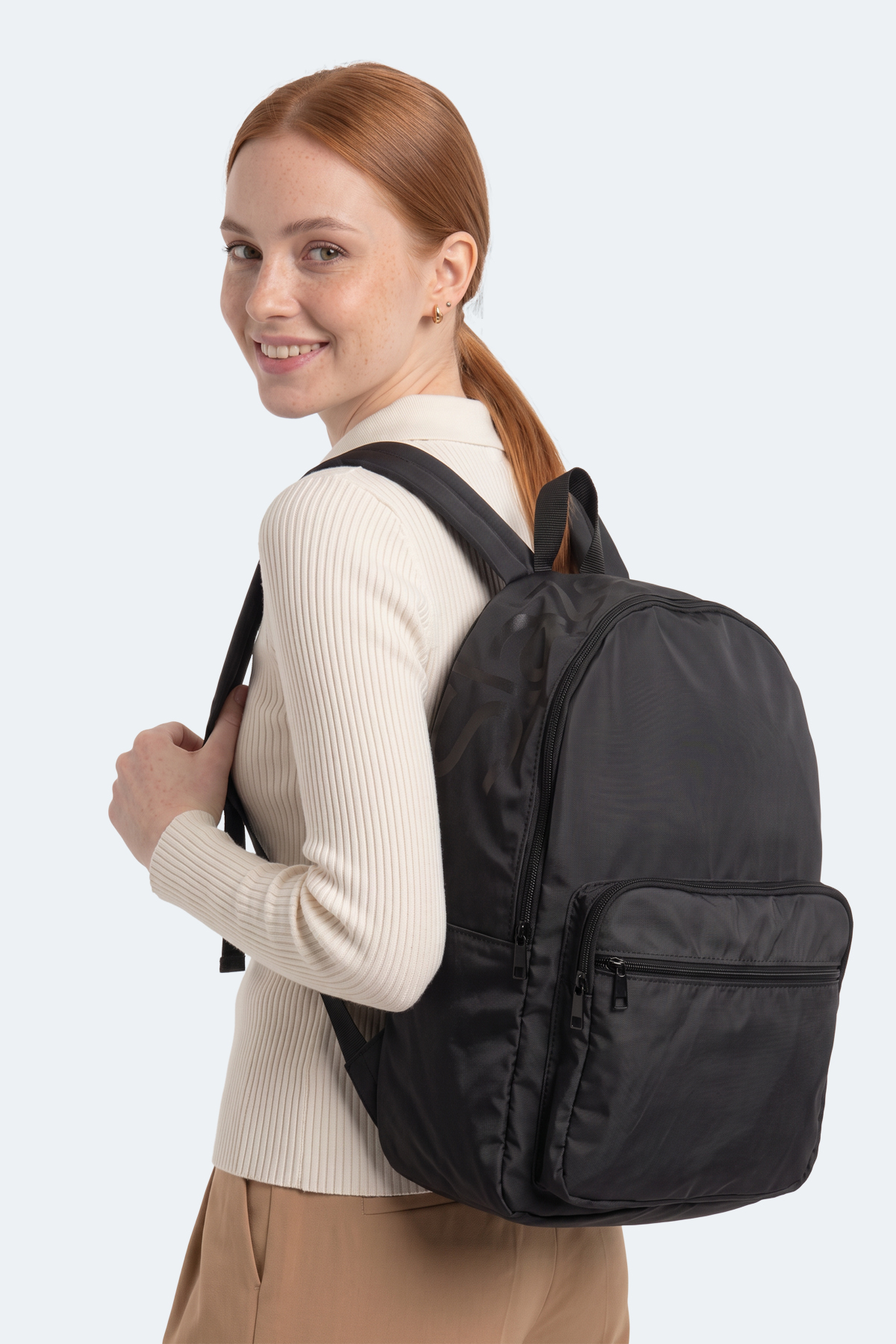 SLAZENGER LIFELOG I Unisex Siyah Seyahat Çantası görsel 3