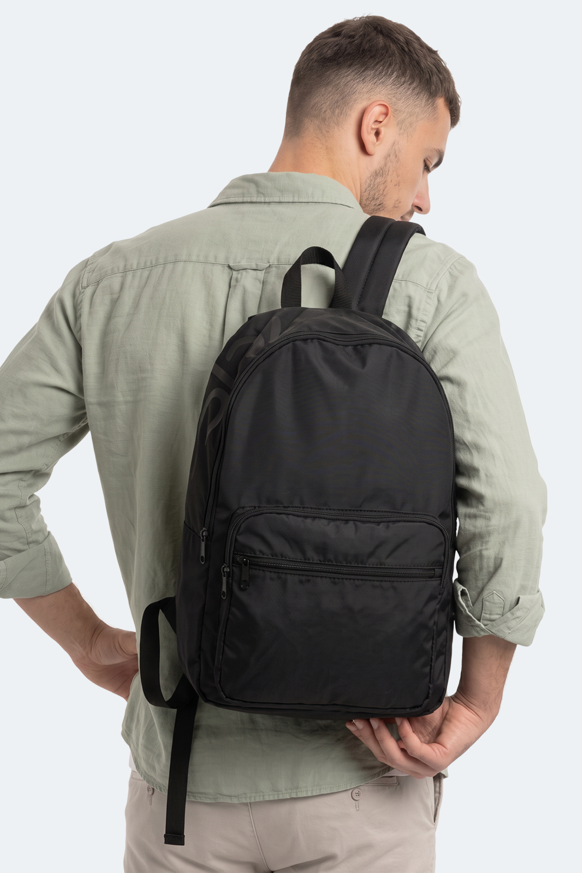 SLAZENGER LIFELOG I Unisex Siyah Seyahat Çantası görsel 4