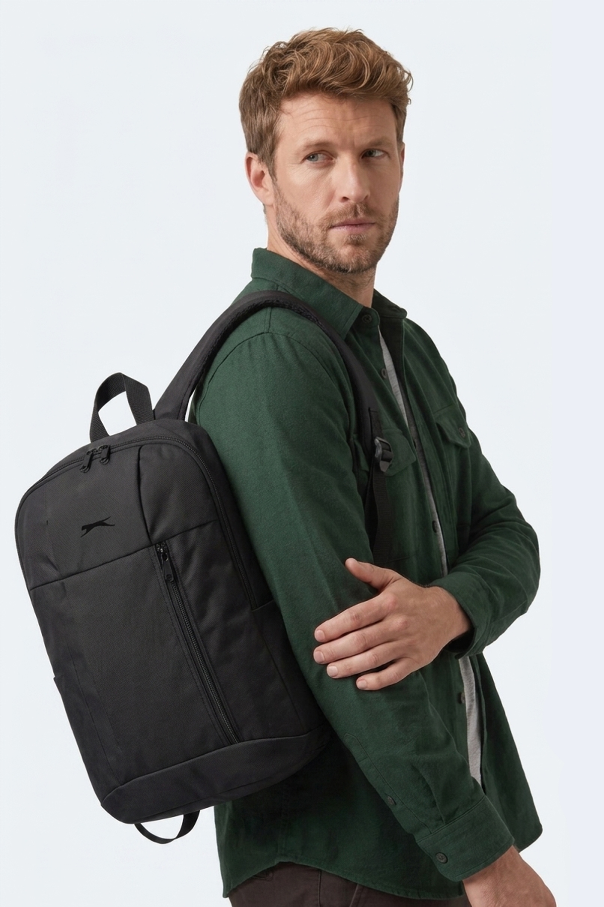 SLAZENGER GAVER I Unisex Siyah Sırt Çantası görsel 2