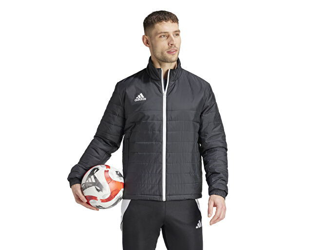 Adidas Ent22 Ljkt Erkek Futbol Antrenman Montu IB6070 Siyah görsel 3