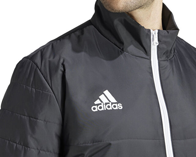 Adidas Ent22 Ljkt Erkek Futbol Antrenman Montu IB6070 Siyah görsel 6