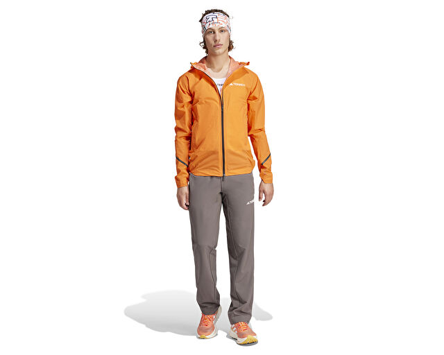 Adidas Xpr Light Rain Erkek Yağmurluk IP1420 Turuncu görsel 5