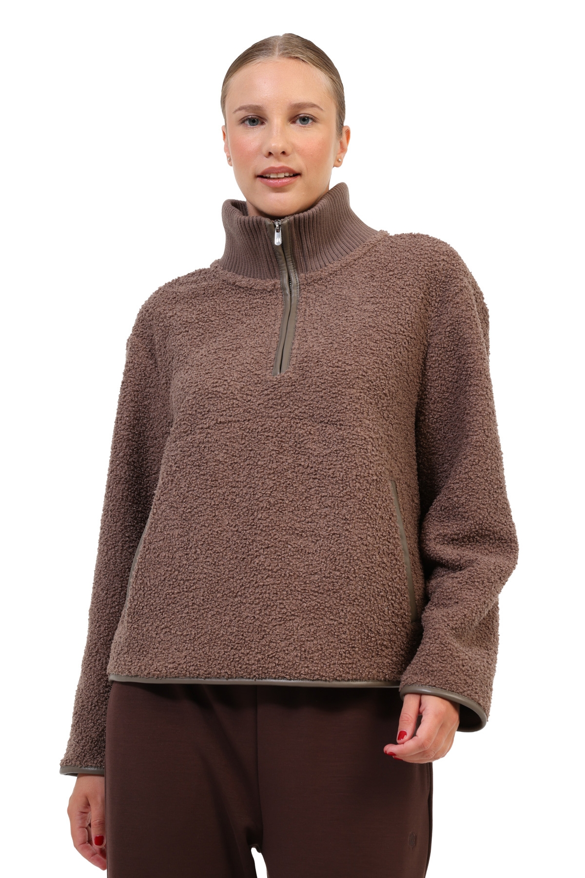Lumberjack Sweatshirt Kadın Kahverengi WL 6MALFOY