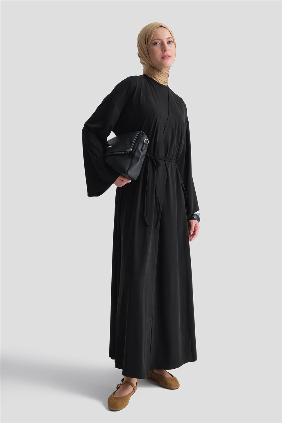 ARMİNE Kimono Takım Siyah görsel 2