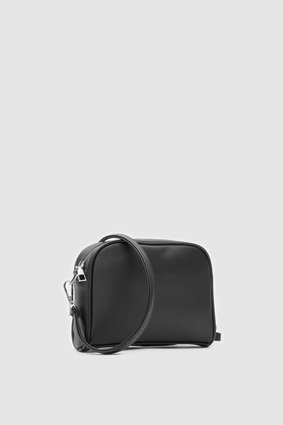 Shulebags Hana Basic Çapraz Çanta Siyah görsel 4