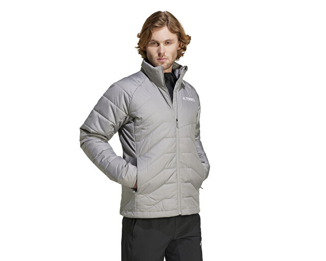 Adidas Mt Ins Jkt Erkek Outdoor Montu IM7687 Gri görsel 3