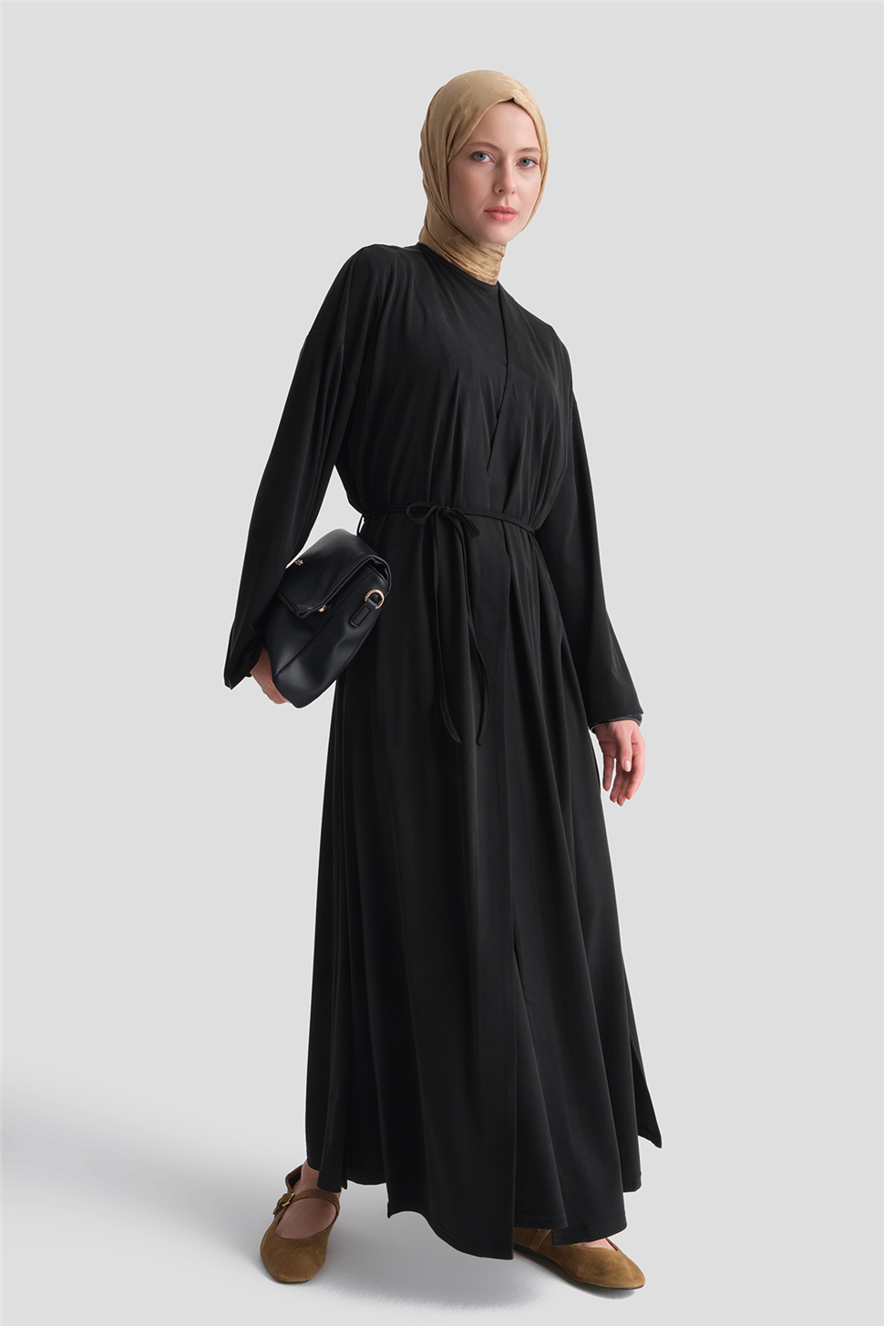 ARMİNE Kimono Takım Siyah görsel 3