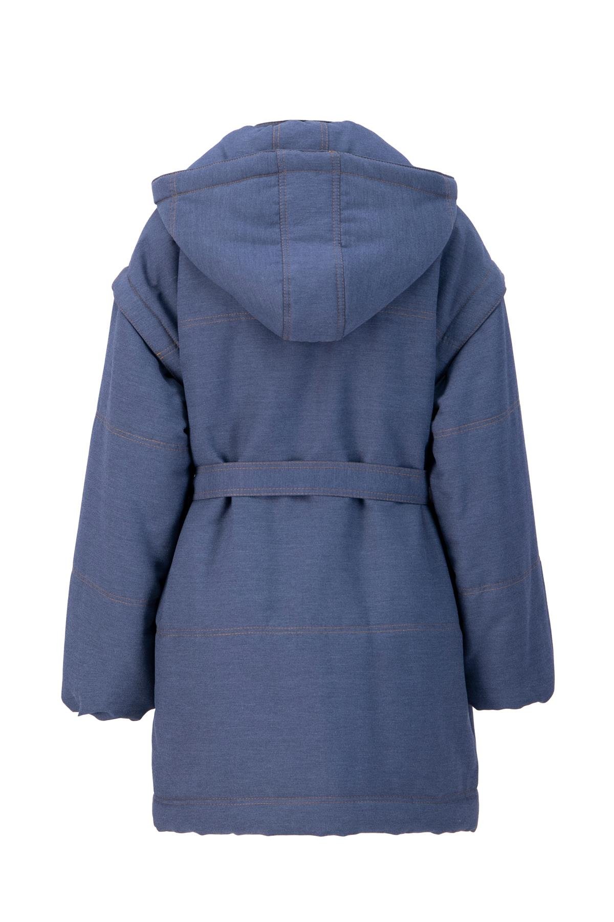 ARMİNE Yelek Olarak Kullanılabilen Denim Mont 24K7607 Lacivert görsel 2