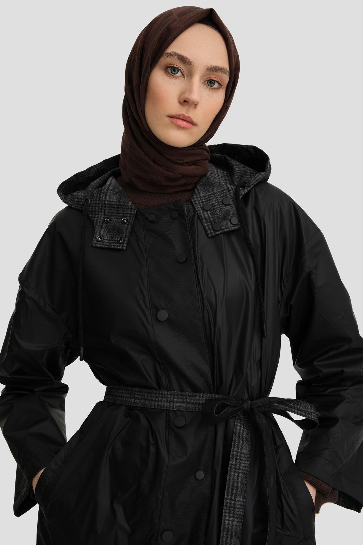 ARMİNE Çift Taraflı Kap 24K7603 Antrasit görsel 5