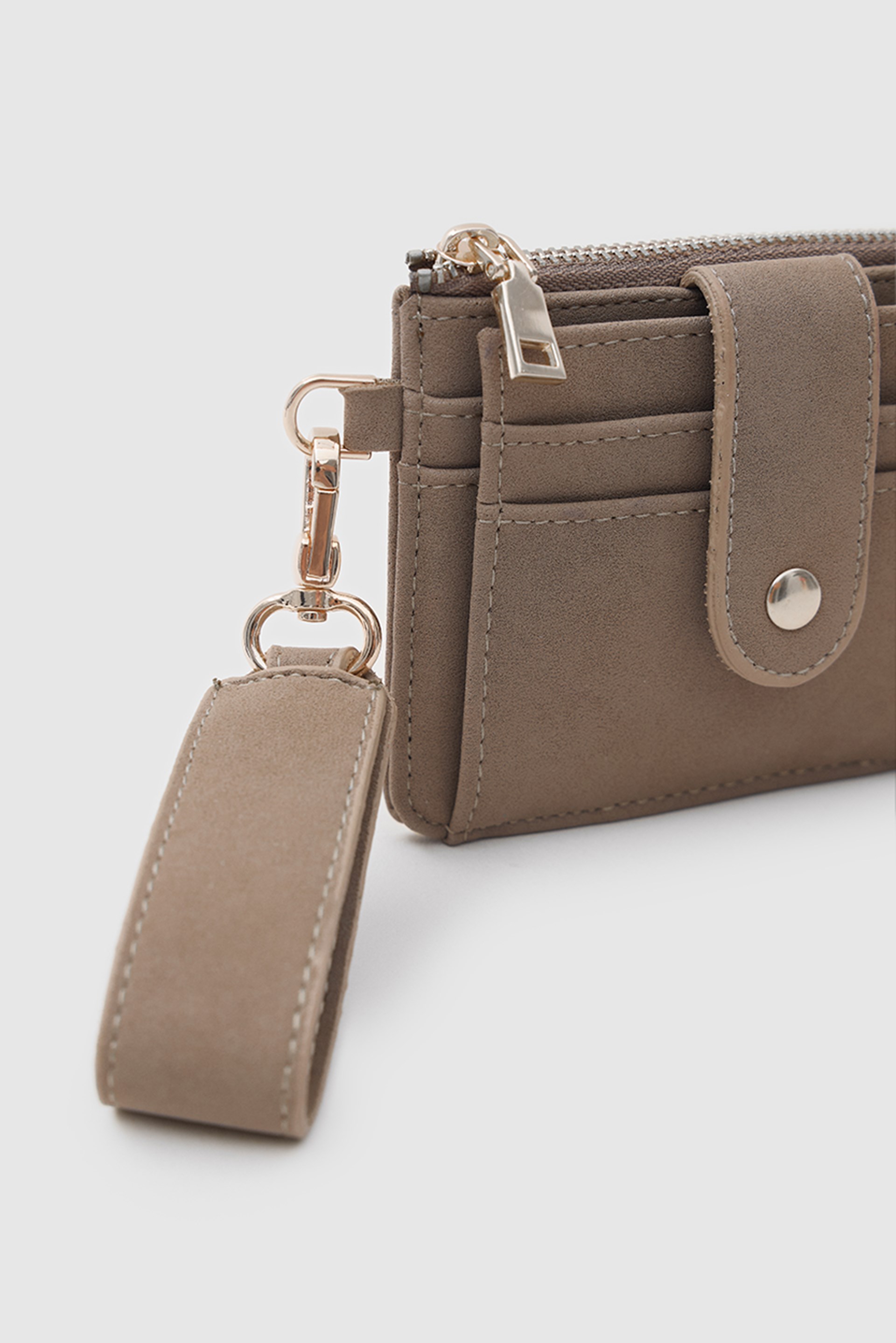 Shulebags Pike Süet Kadın Kartlık Bej görsel 3