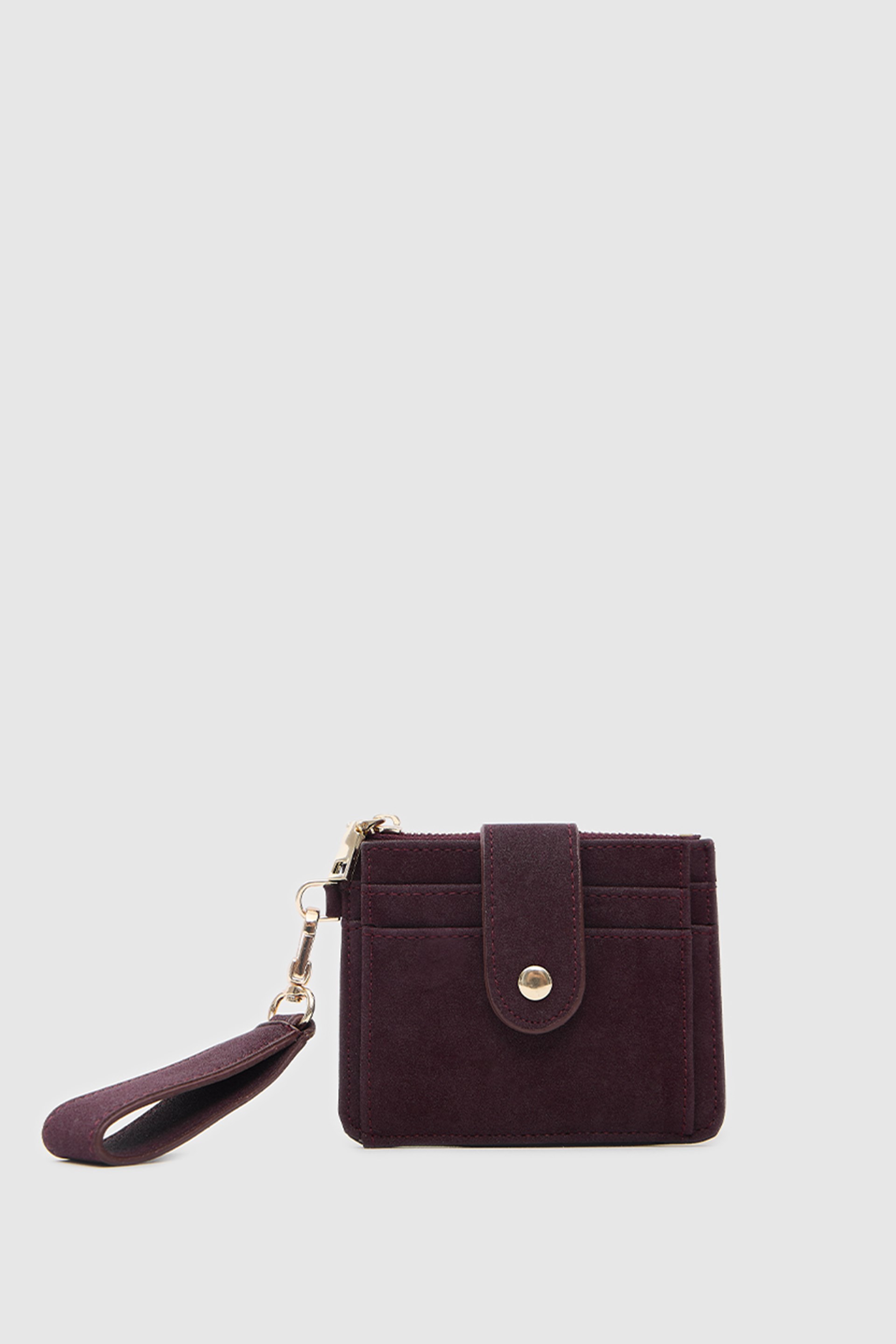 Shulebags Pike Süet Kadın Kartlık Bordo