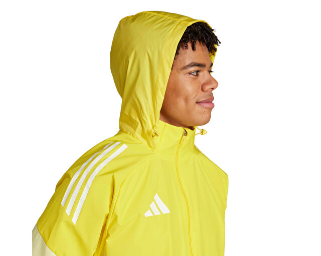Adidas Tiro25C Aw Jkt Erkek Futbol Antrenman Yağmurluk JI8958 Sarı görsel 5