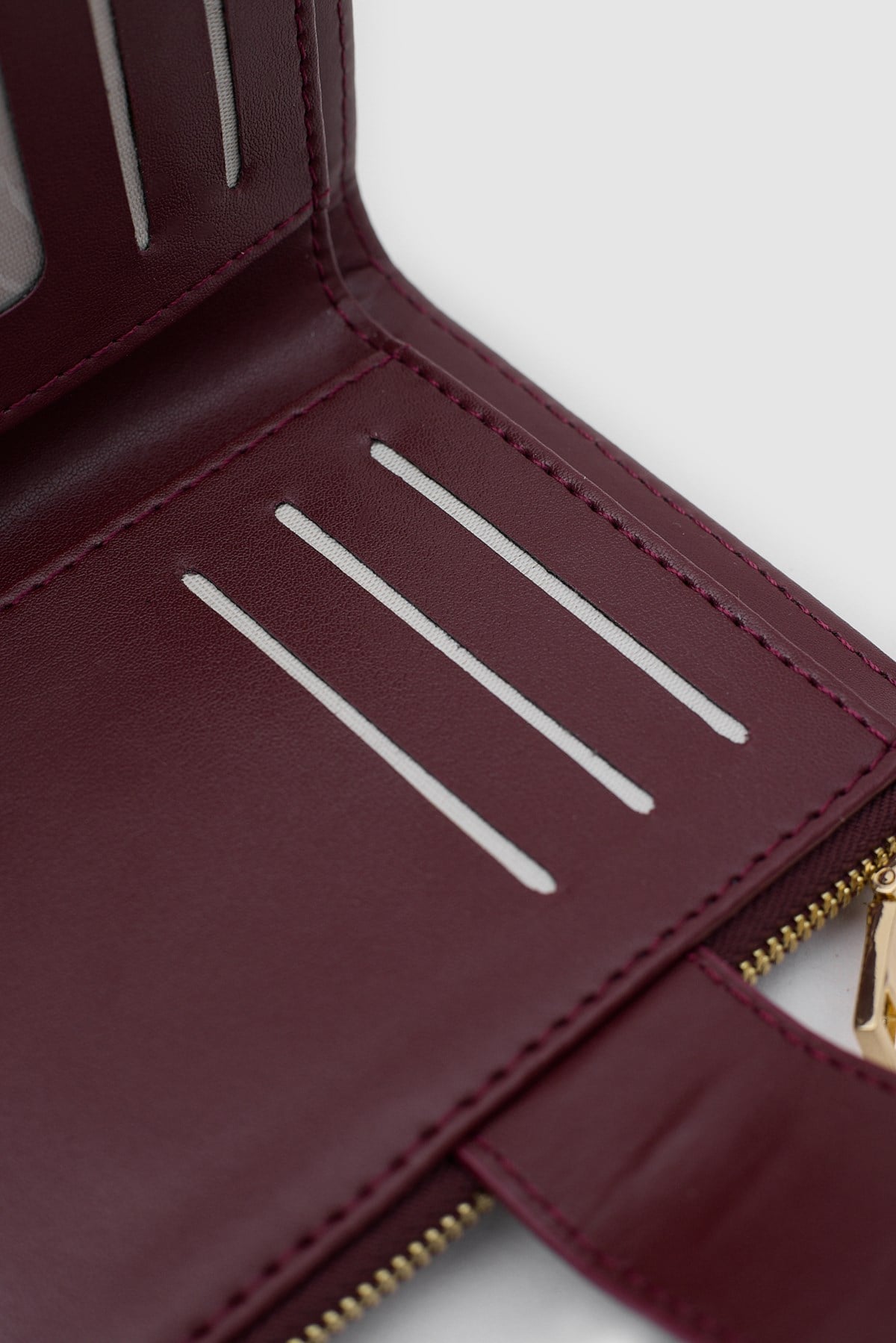 Shulebags Rosa Kroko Desenli Kadın Kartlık Bordo görsel 4