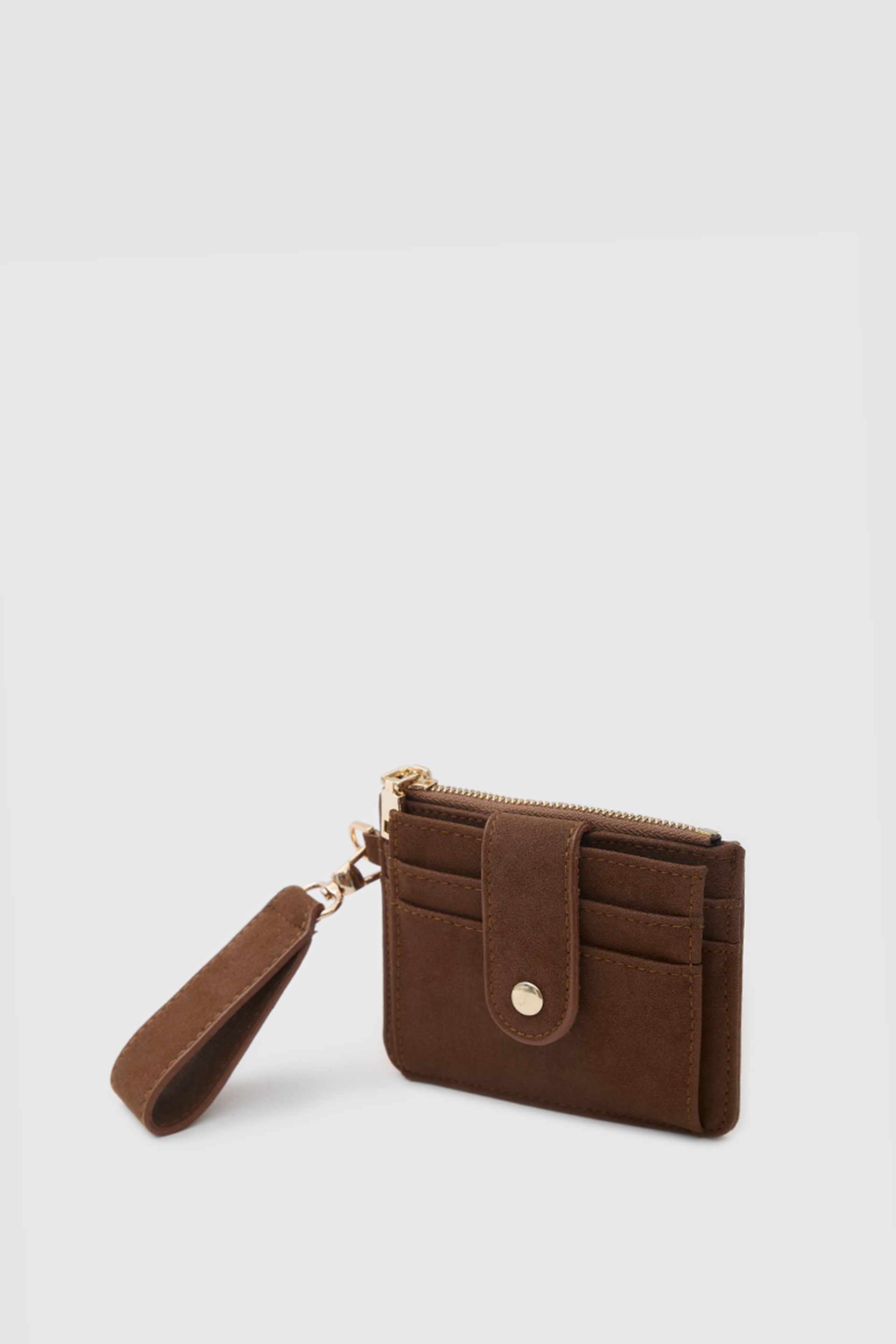 Shulebags Pike Süet Kadın Kartlık Taba görsel 2