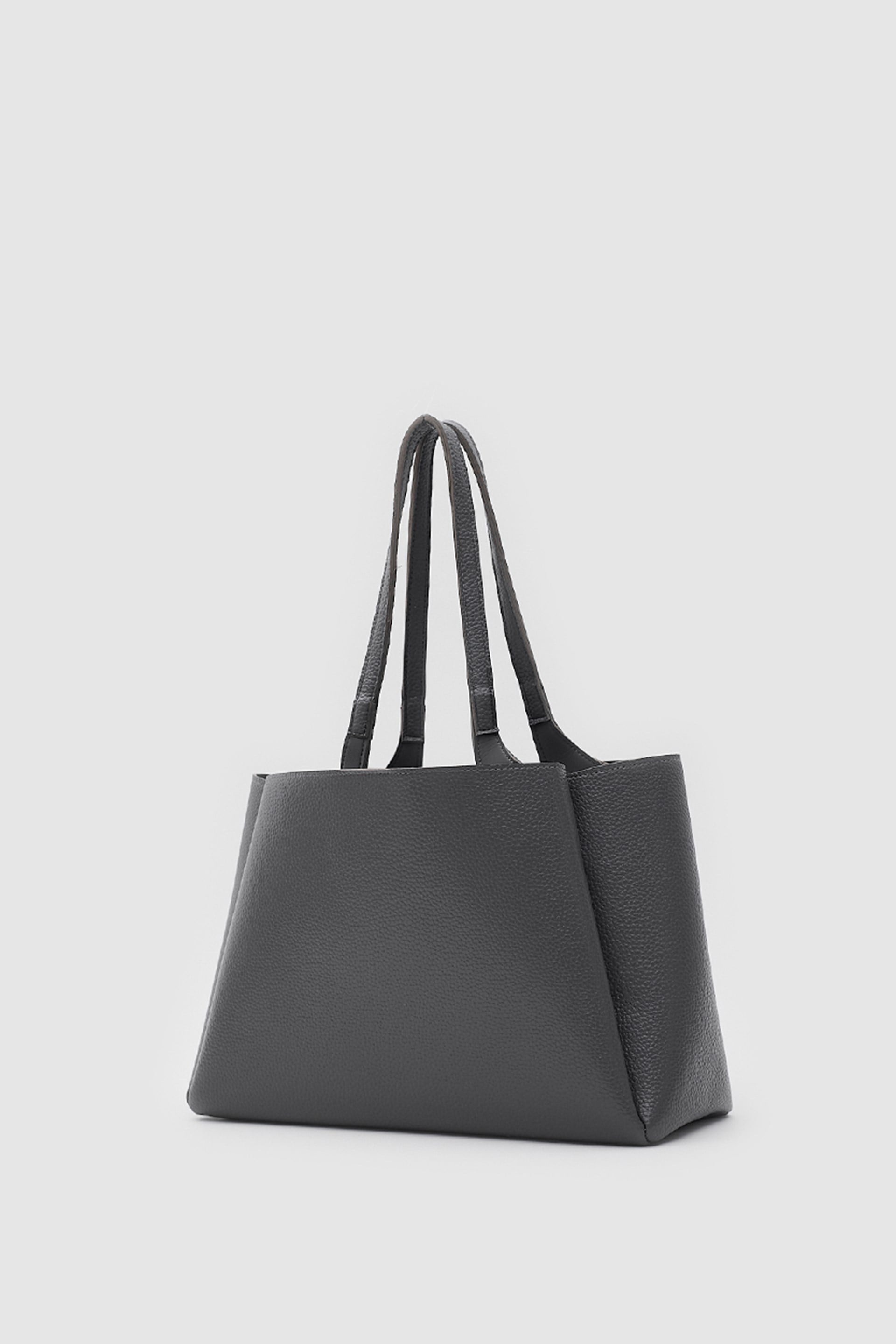 Shulebags Maksi Tote Çanta Gri görsel 2