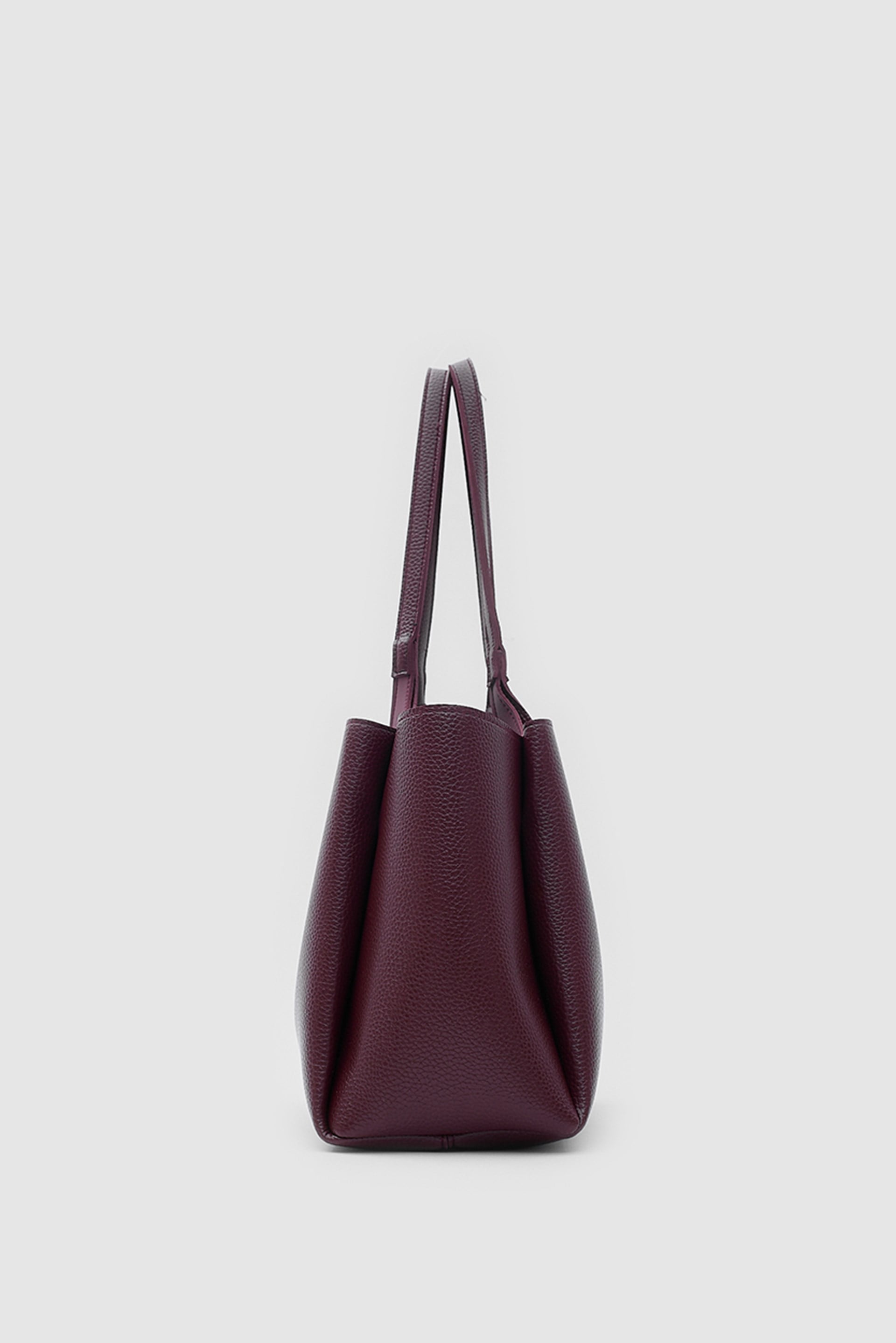 Shulebags Maksi Tote Çanta Bordo görsel 4