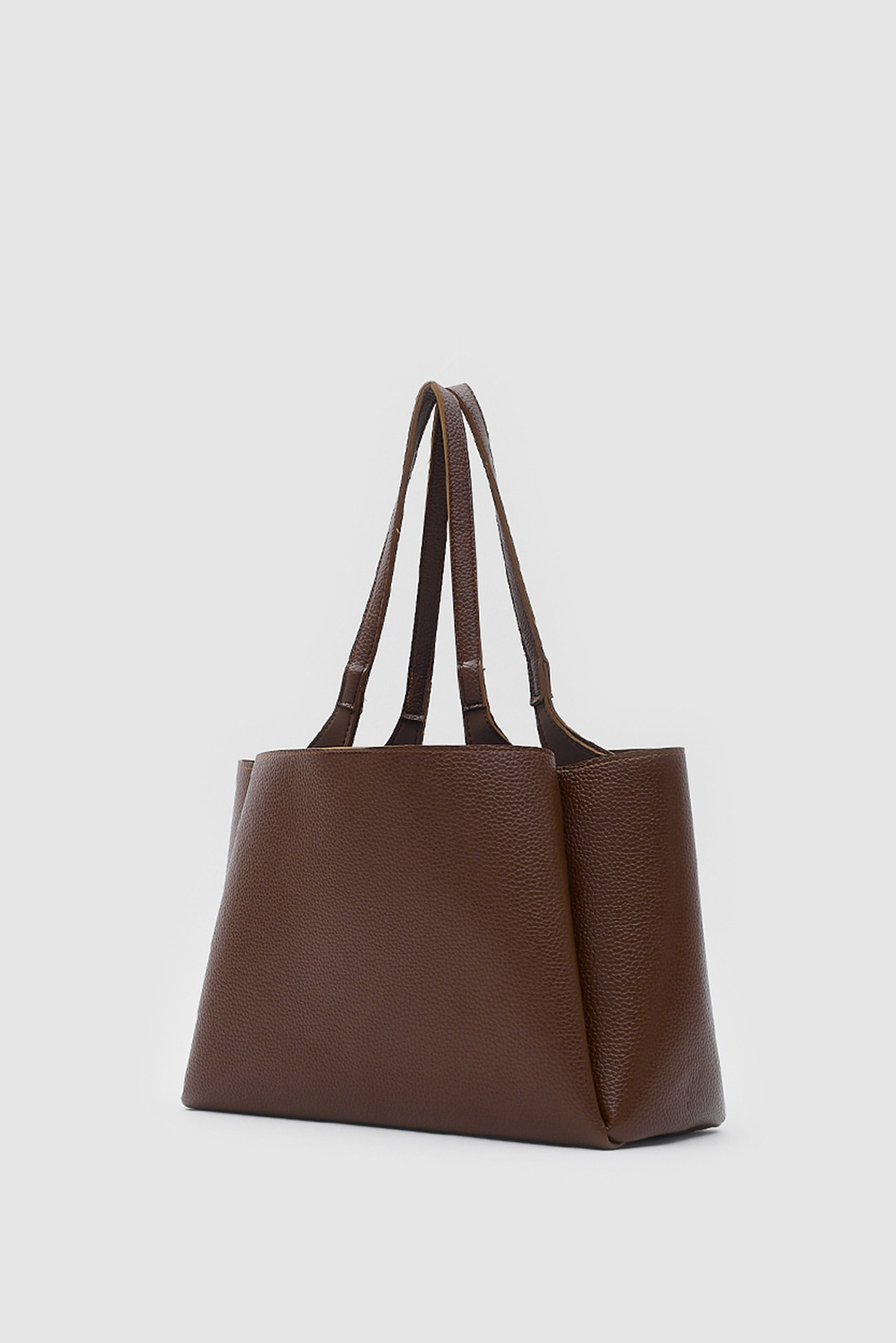 Shulebags Maksi Tote Çanta Taba görsel 2