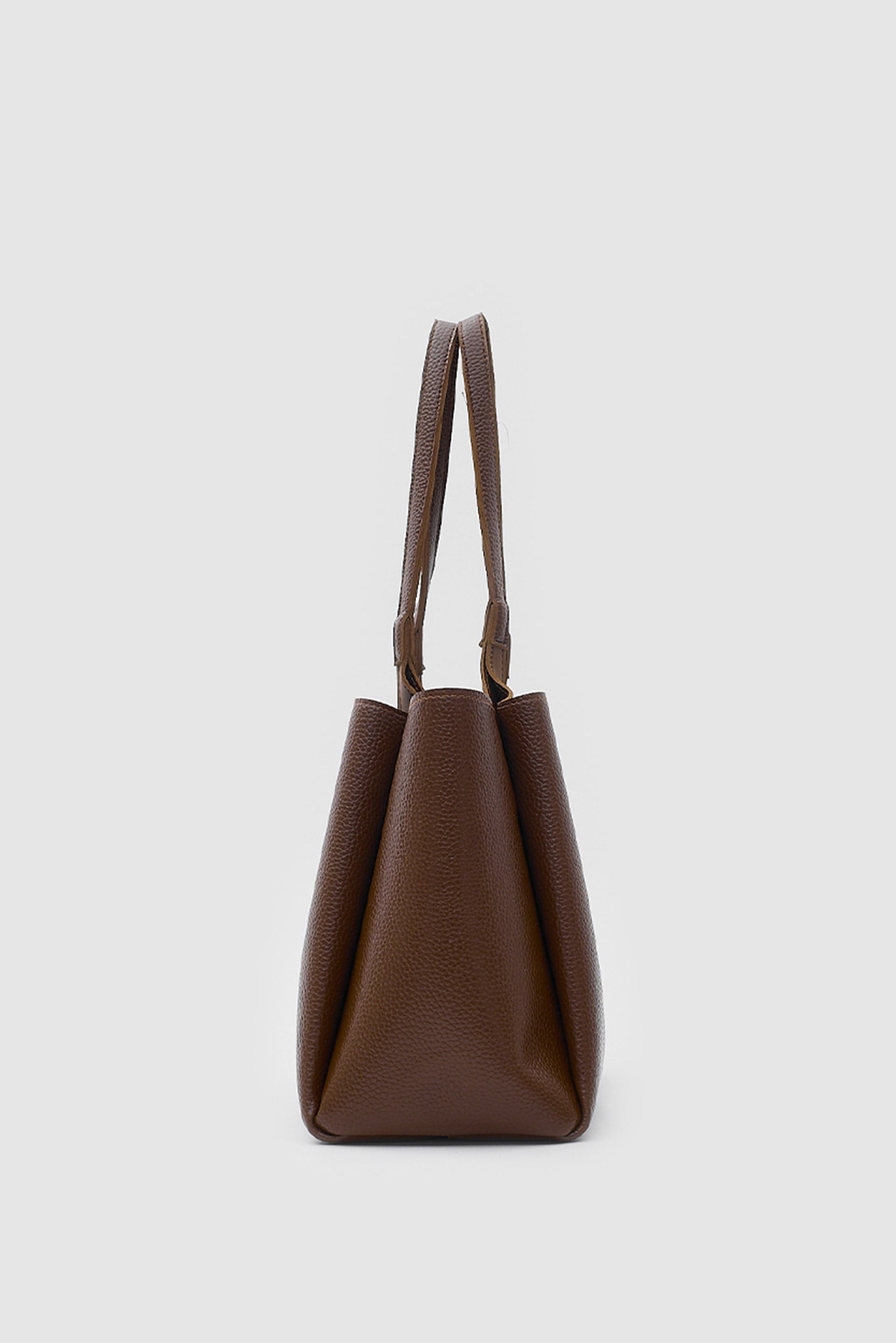 Shulebags Maksi Tote Çanta Taba görsel 4