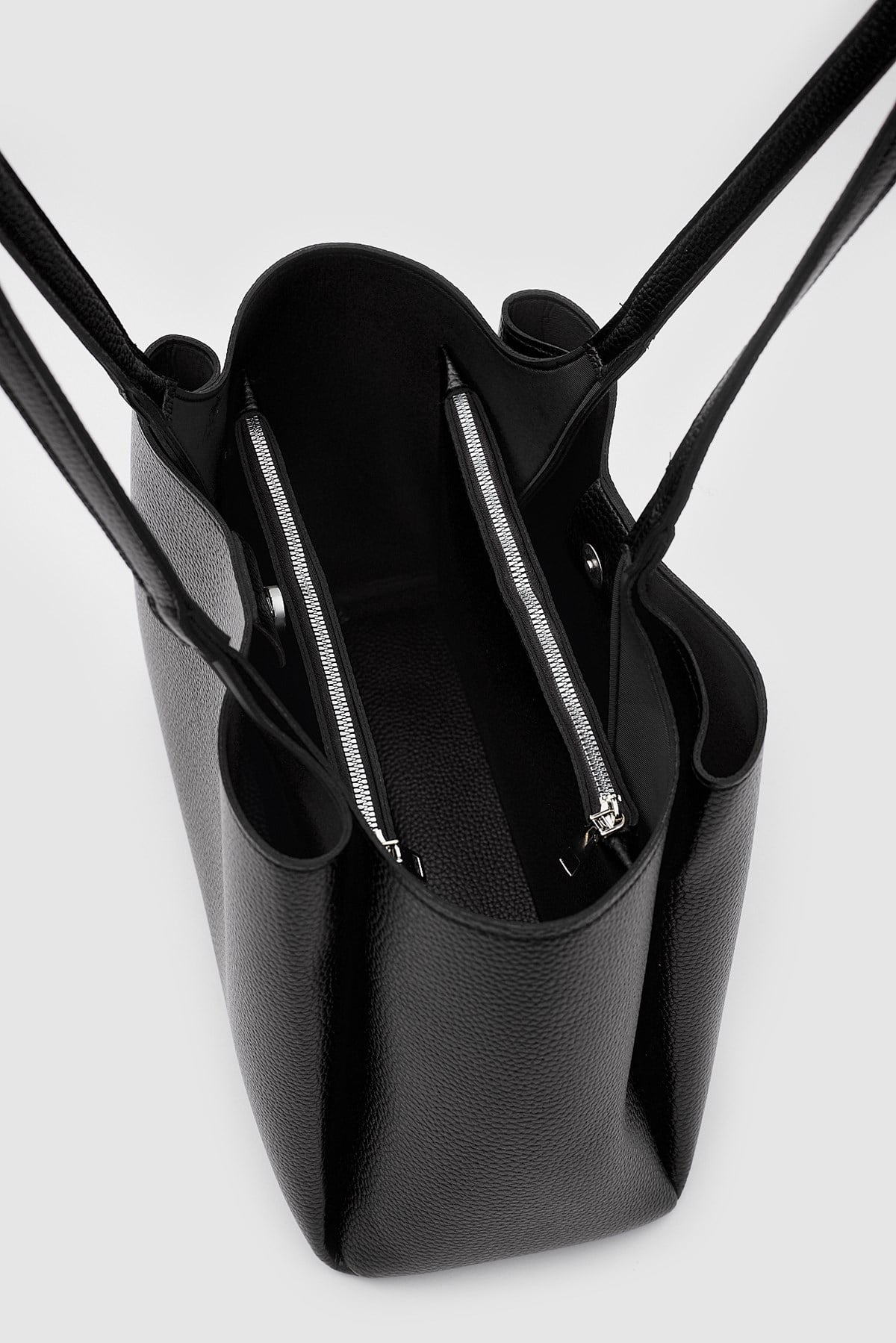 Shulebags Maksi Tote Çanta Siyah görsel 5