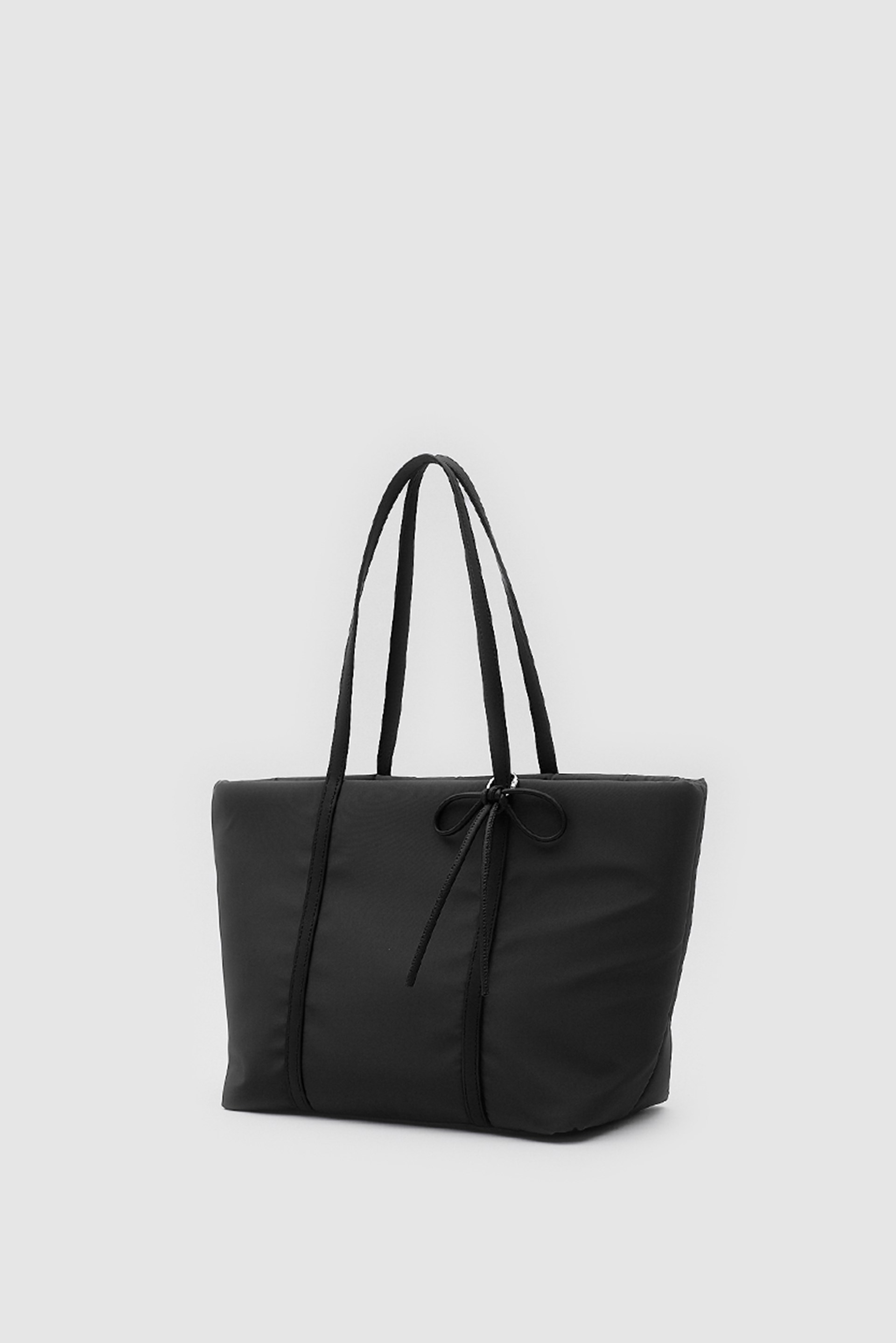Shulebags Jersey Fiyonklu Omuz Çantası Siyah görsel 2