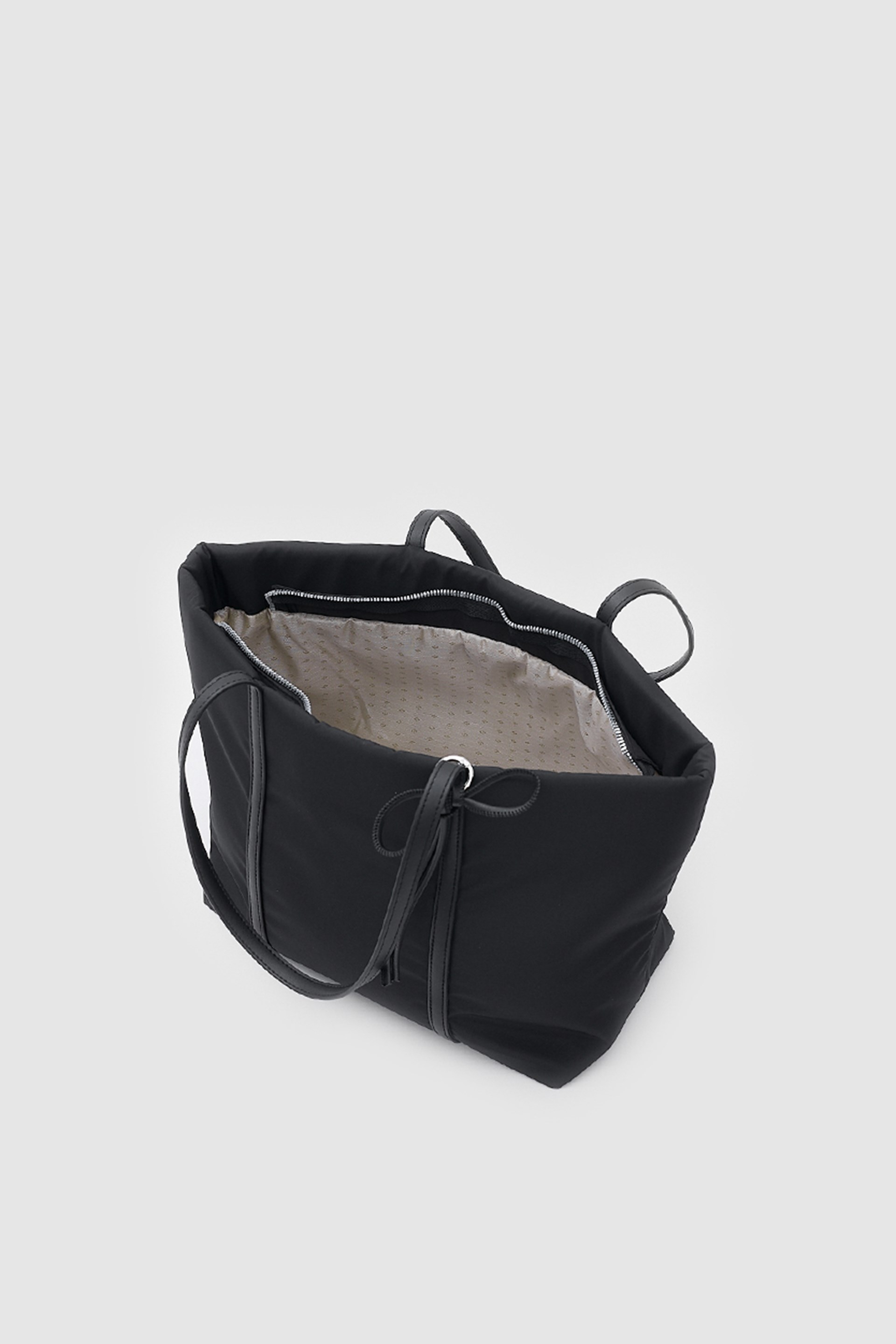 Shulebags Jersey Fiyonklu Omuz Çantası Siyah görsel 6