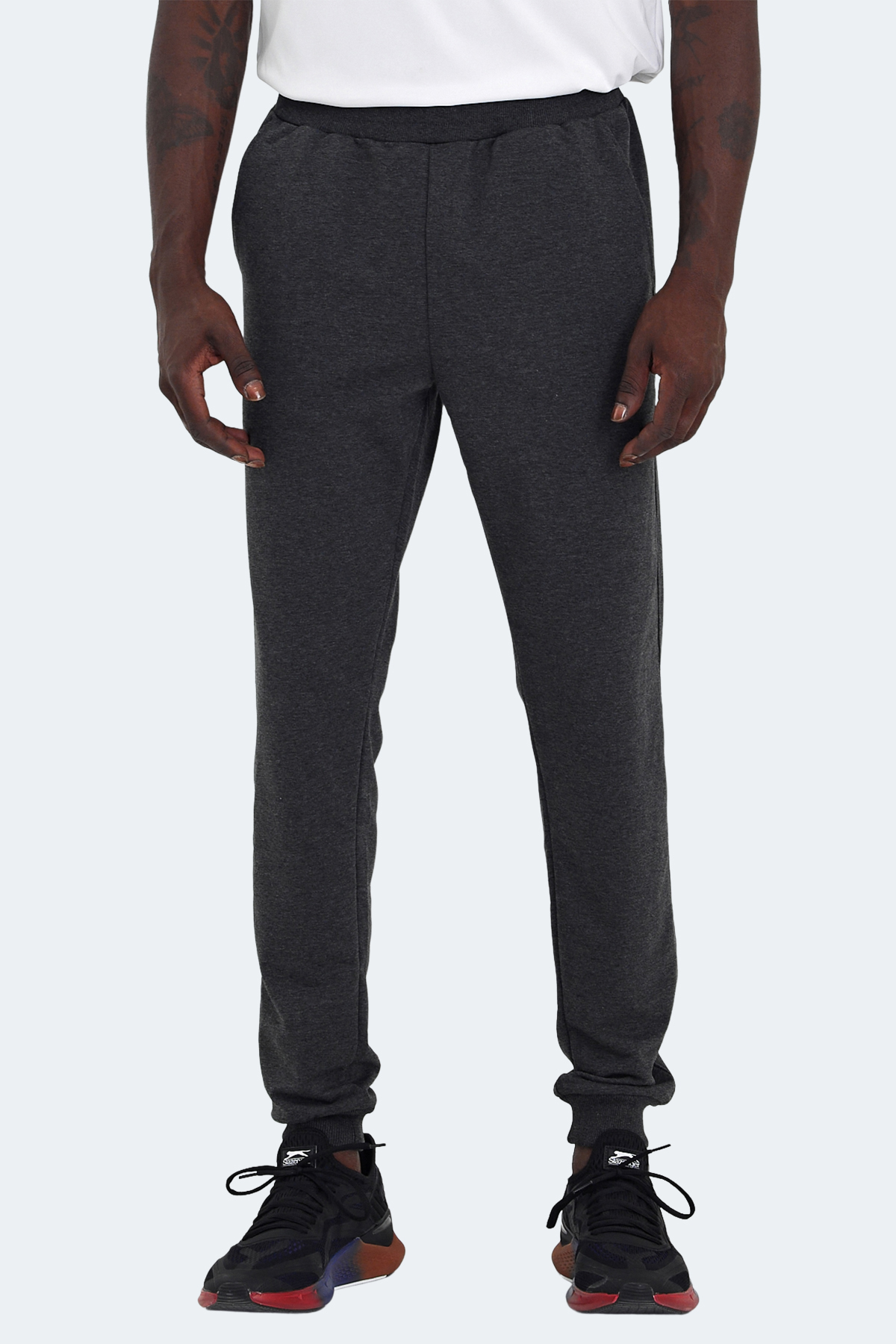 SLAZENGER RAIN Erkek Eşofman Altı Koyu Gri görsel 3