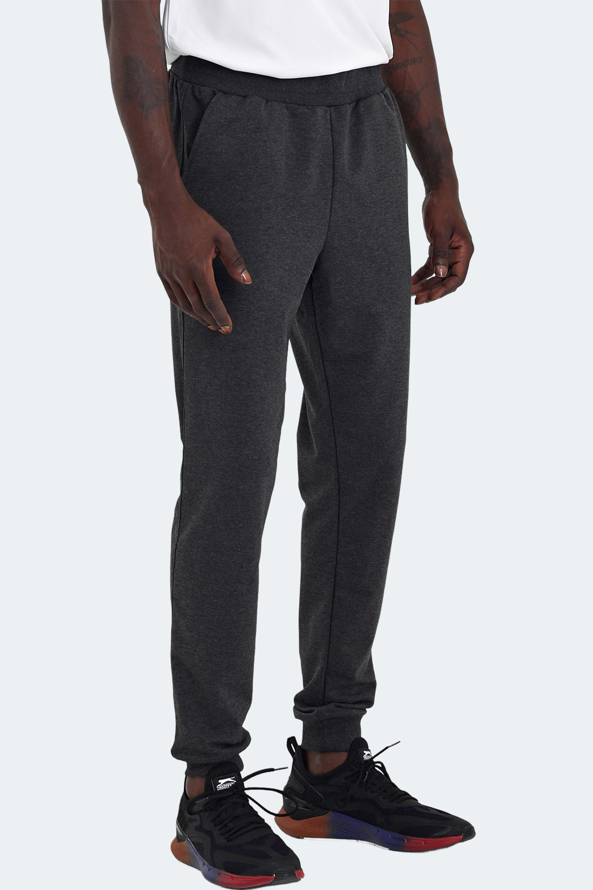 SLAZENGER RAIN Erkek Eşofman Altı Koyu Gri görsel 4