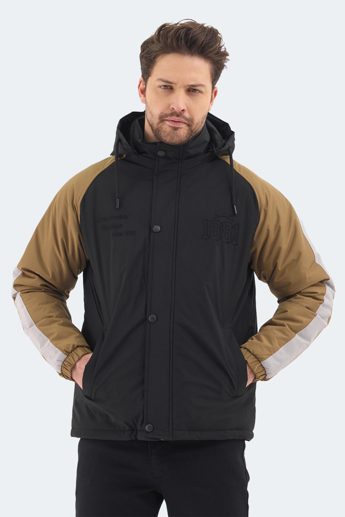 SLAZENGER HINOX Erkek Mont Kaban Siyah
