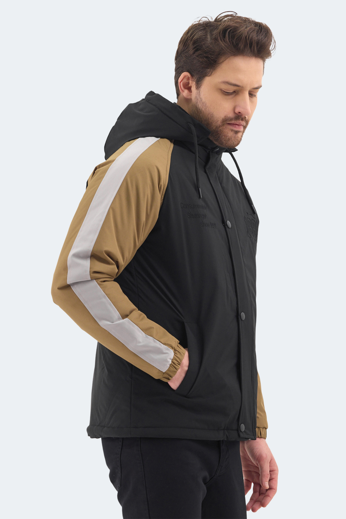 SLAZENGER HINOX Erkek Mont Kaban Siyah görsel 4