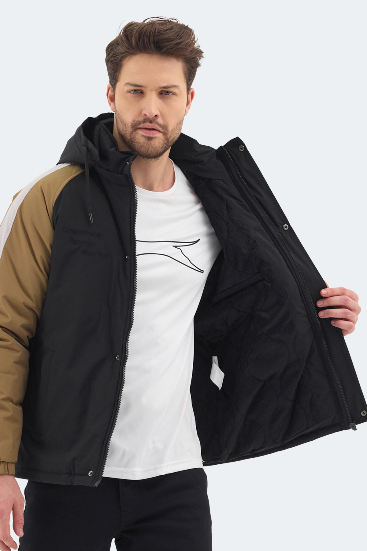 SLAZENGER HINOX Erkek Mont Kaban Siyah görsel 5