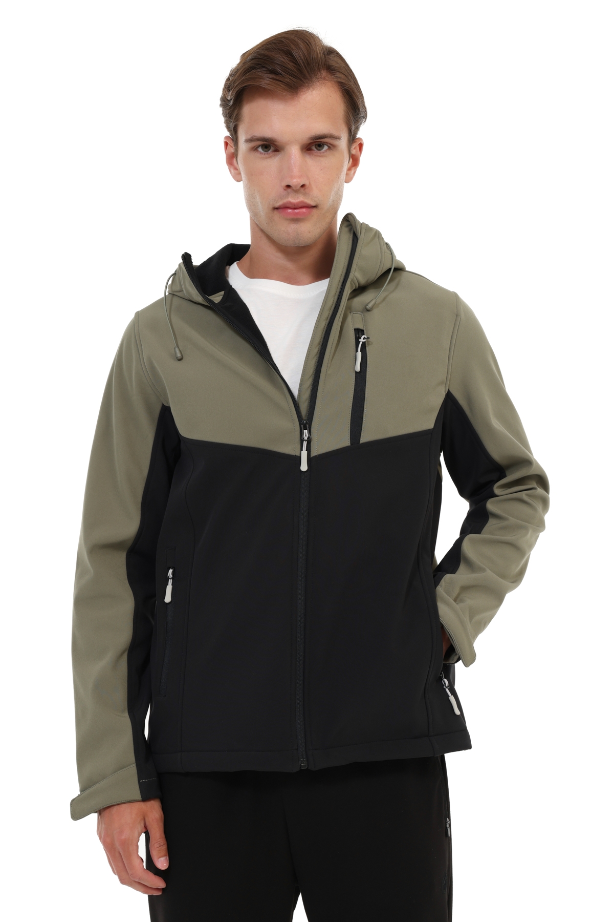 Kinetix Softshell Erkek Haki ML 5EXTRO 5KSY-9