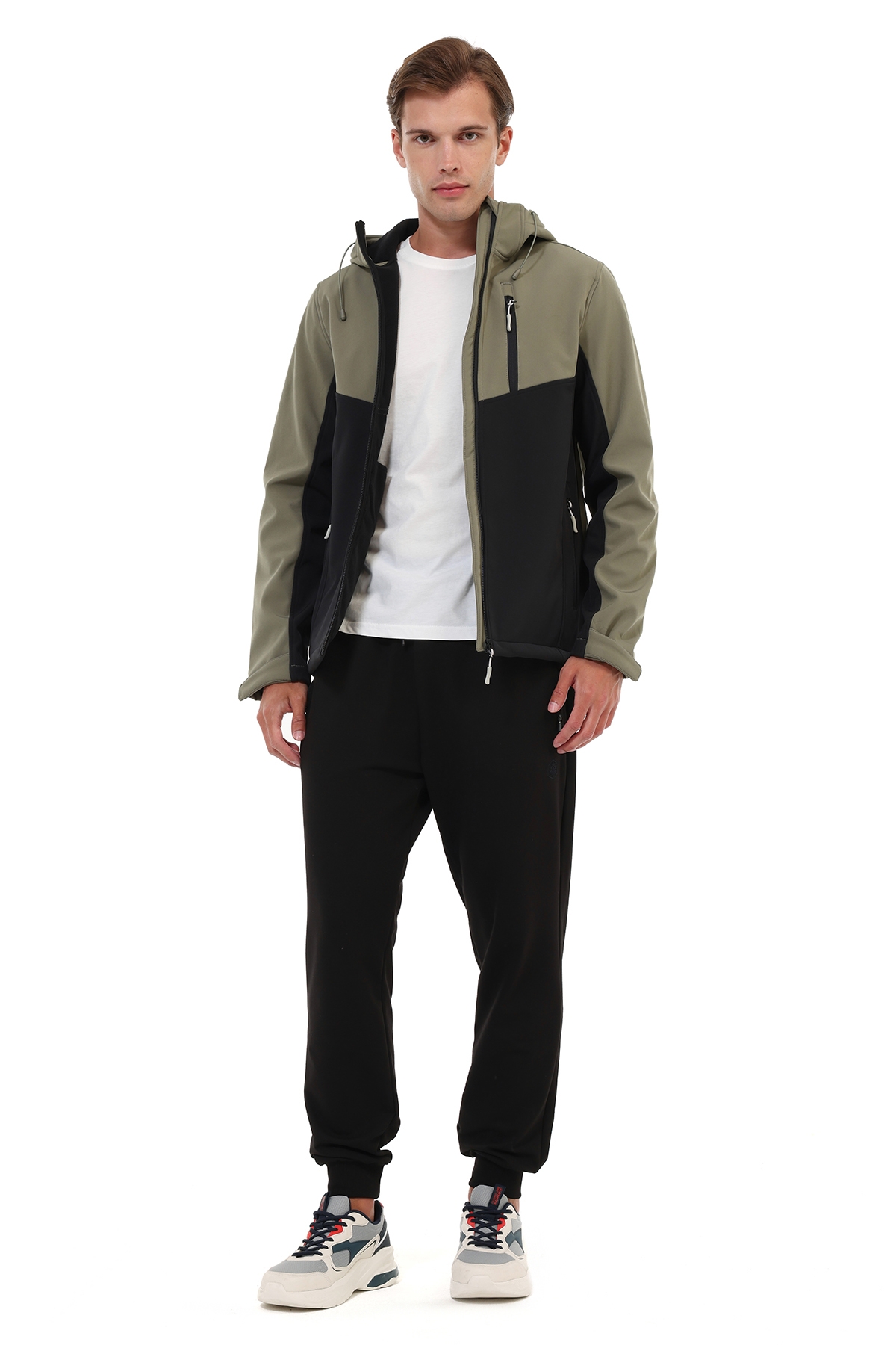 Kinetix Softshell Erkek Haki ML 5EXTRO 5KSY-9 görsel 3