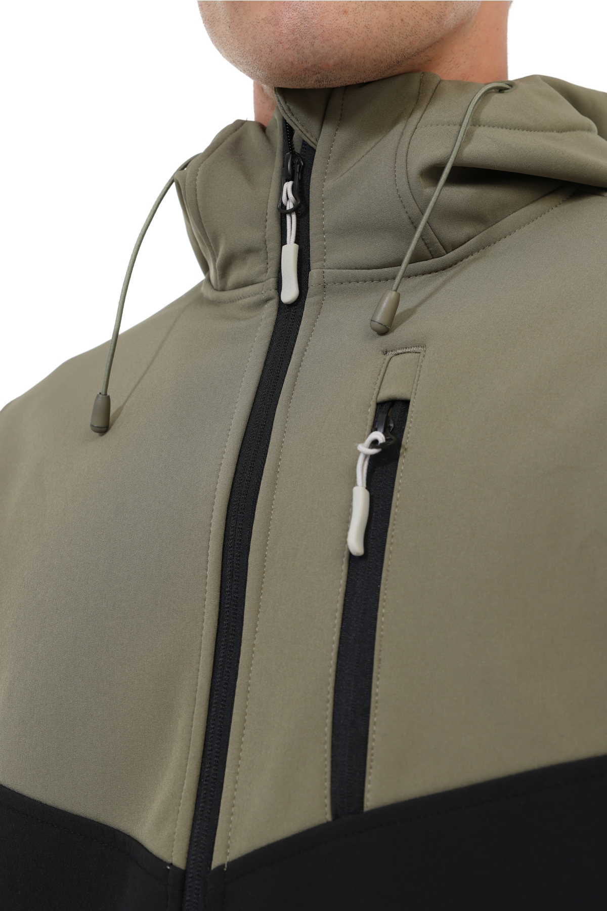 Kinetix Softshell Erkek Haki ML 5EXTRO 5KSY-9 görsel 4