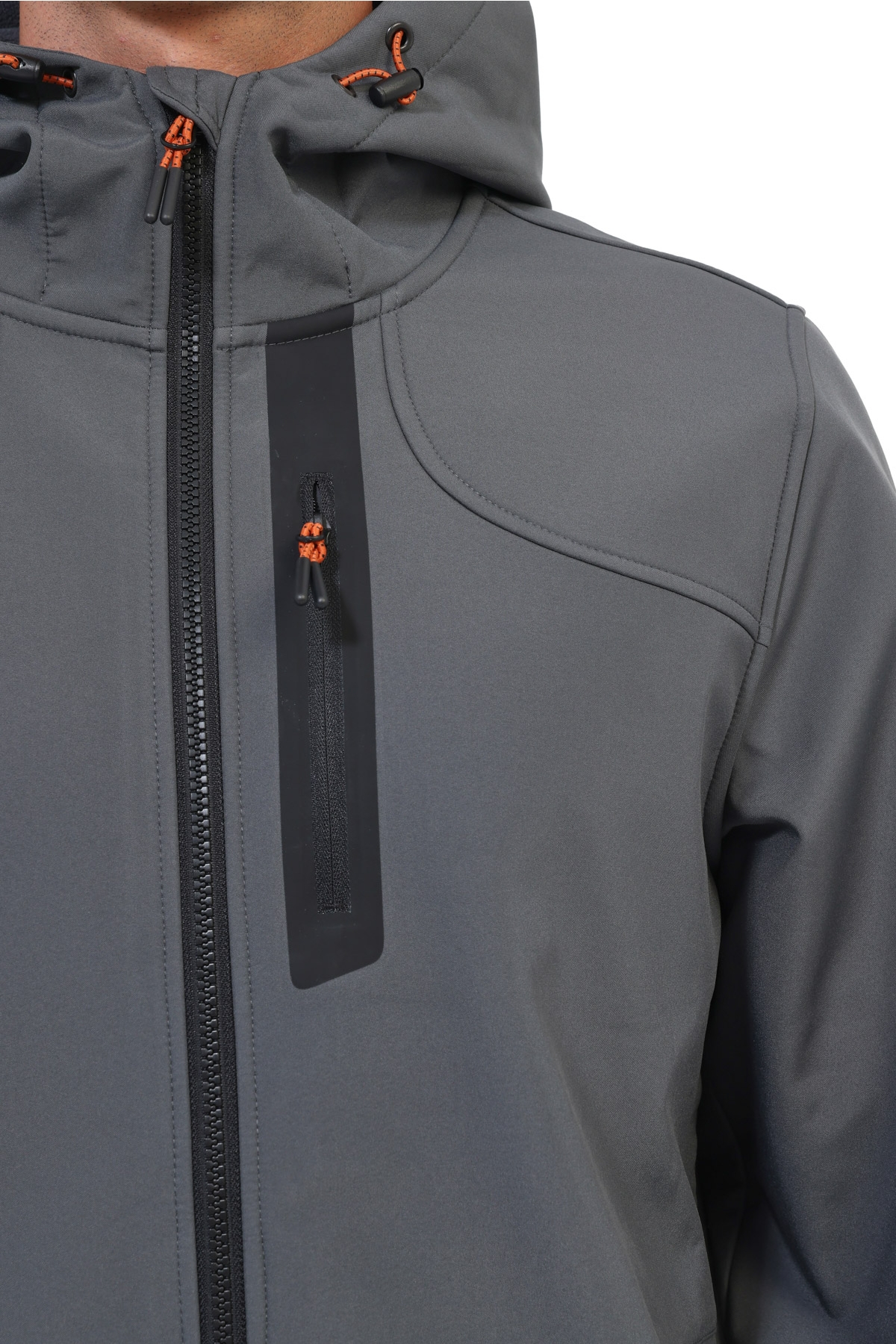 Lumberjack Softshell Erkek Antrasit ML NEW TREND 5GT17 görsel 4