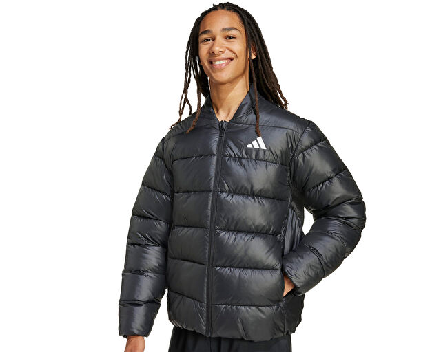 Adidas Ess Sd Puf Jkt Erkek Outdoor Mont JV7718 Siyah görsel 4