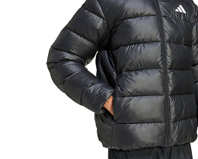 Adidas Ess Sd Puf Jkt Erkek Outdoor Mont JV7718 Siyah görsel 5