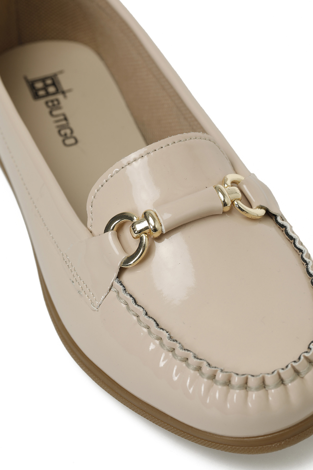 Butigo 25S-118 5FX Pudra Kadın Loafer görsel 8