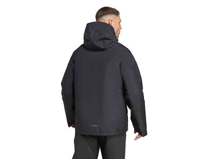 Adidas Terrex Mt 3In1 Down Erkek Outdoor Mont JV6242 Siyah görsel 2