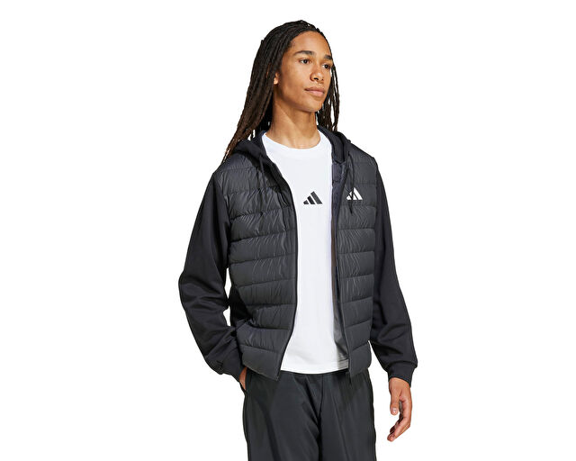 Adidas Ess Ld Hyb Hd J Erkek Outdoor Mont KA5251 Siyah görsel 3