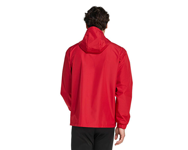 Adidas Ent26 Aw Jkt Erkek Futbol Antrenman Yağmurluk JZ9100 Kırmızı görsel 2